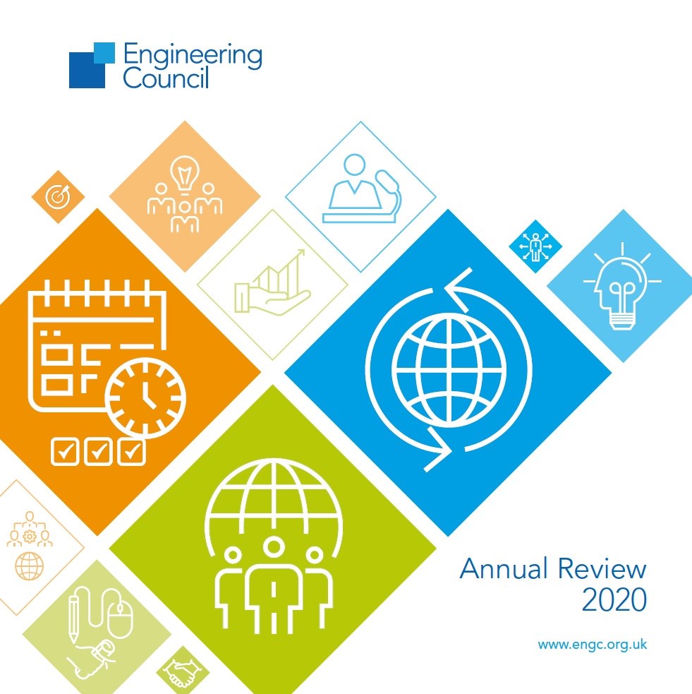 cover of Engineering Council's 2020 Annual Review