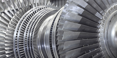 Close up of engine