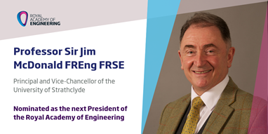 Professor Sir Jim McDonald CEng FIET FIOP FREng FRSE