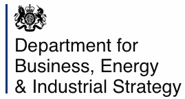 Logo for the Department for Business, Energy & Industrial Strategy