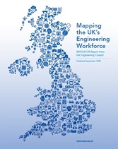 Cover image for Mapping the the UK's Engineering Workforce report.
