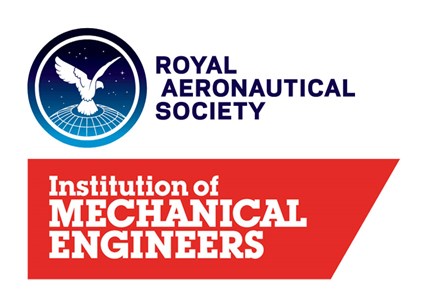 logos for the Royal Aeronautical Society and the Institution of Mechanical Engineers