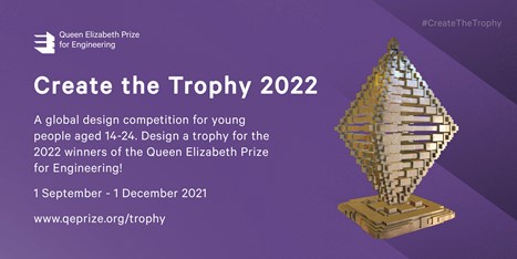 Create the Trophy 2022 - image of last year's trophy and competition details (shown in article)