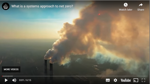 Screenshot from 'Systems approach to net zero' video